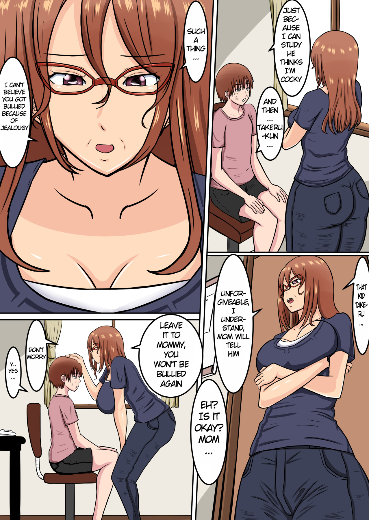 Hentai Manga Comic-My Mom Is Being Fucked In NTR-Read-4